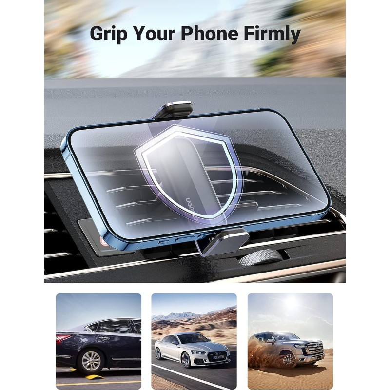 UGREEN Air Vent Car Mount Phone Holder, 360 degree rotation, robust and durable - LP120 10422