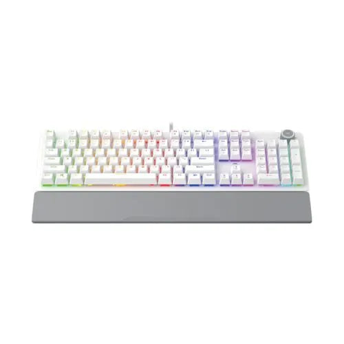 Fantech MK853 MAXPOWER, Pro Wired Mechanical Keyboard with RGB Lighting & Comfortable with wrist rest
