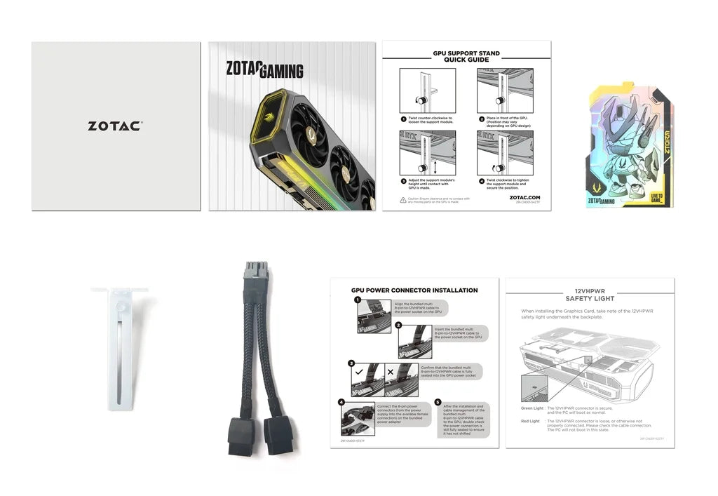 ZOTAC GAMING GeForce RTX 5070 AMP White Edition 12GB 192BIT GDDR7, White